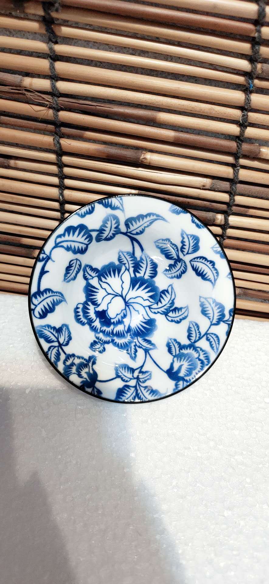 陶瓷青花斗笠茶杯景区热卖小商品主人单杯窑变钧瓷建盏厂家直销