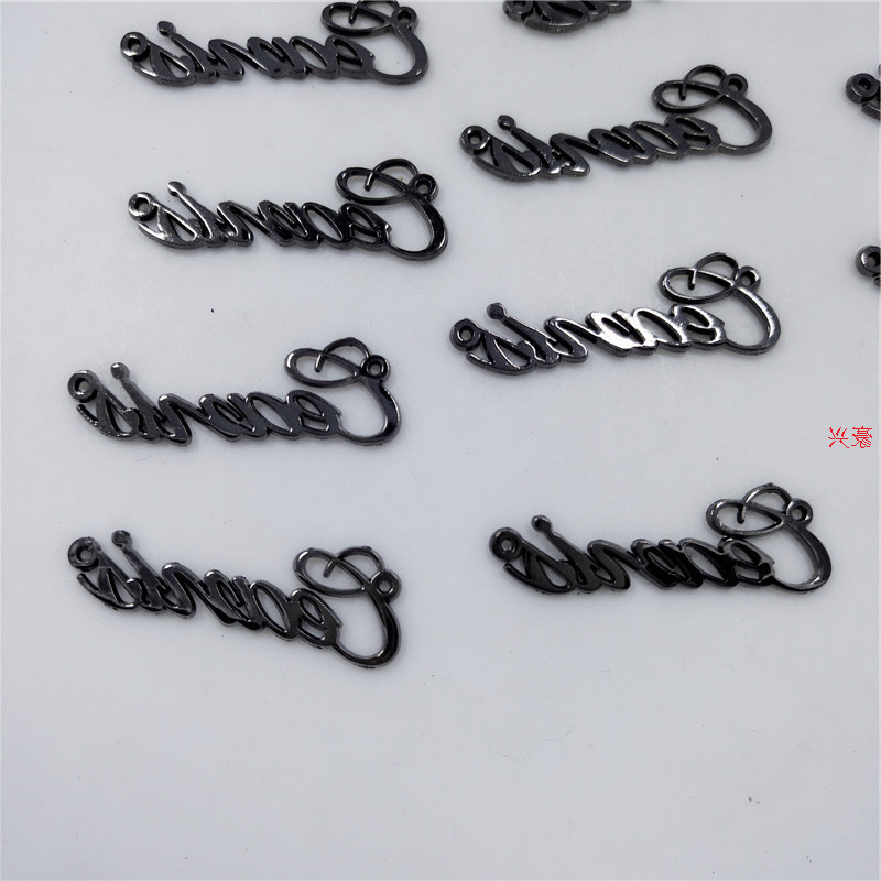 1成交0个定 做金属标签商品唛头 inventor/伊文特皮具铁标可定 做任意