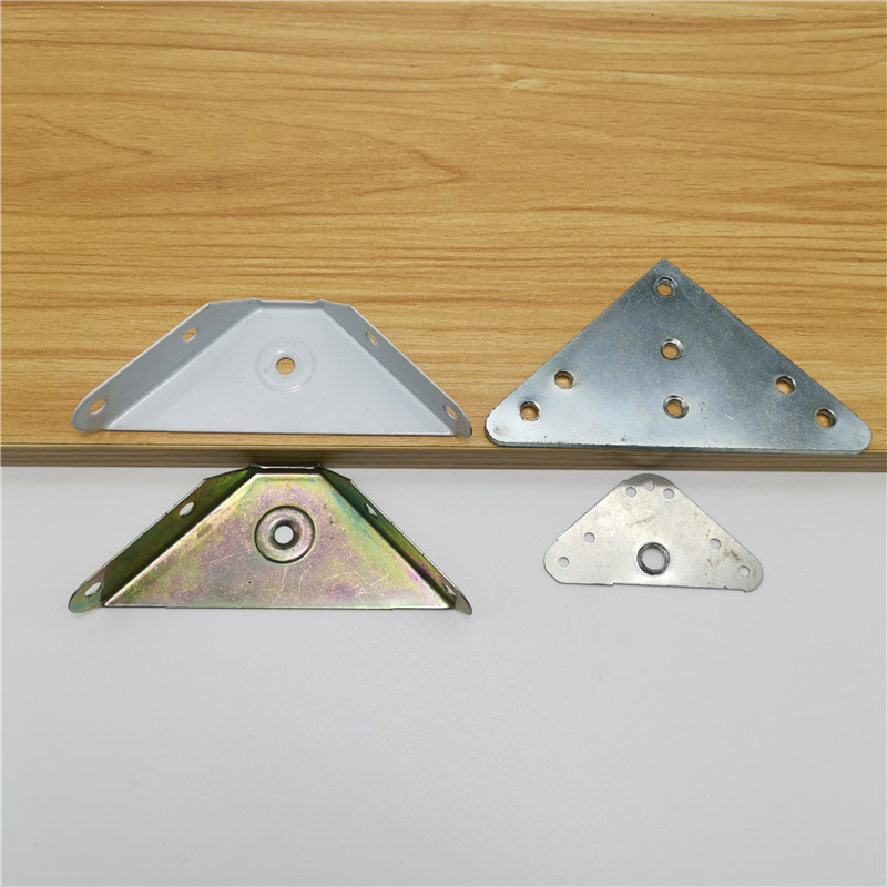 三角形连接平面铁片三角铁片平面连接角码床角撑90度平面直铁片