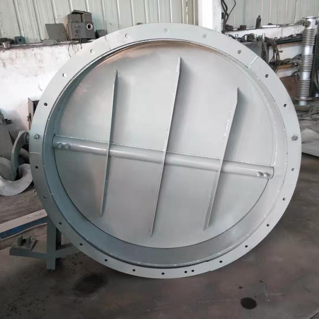 【厂家定制】电动法兰通风蝶阀烟道蝶阀方口圆口