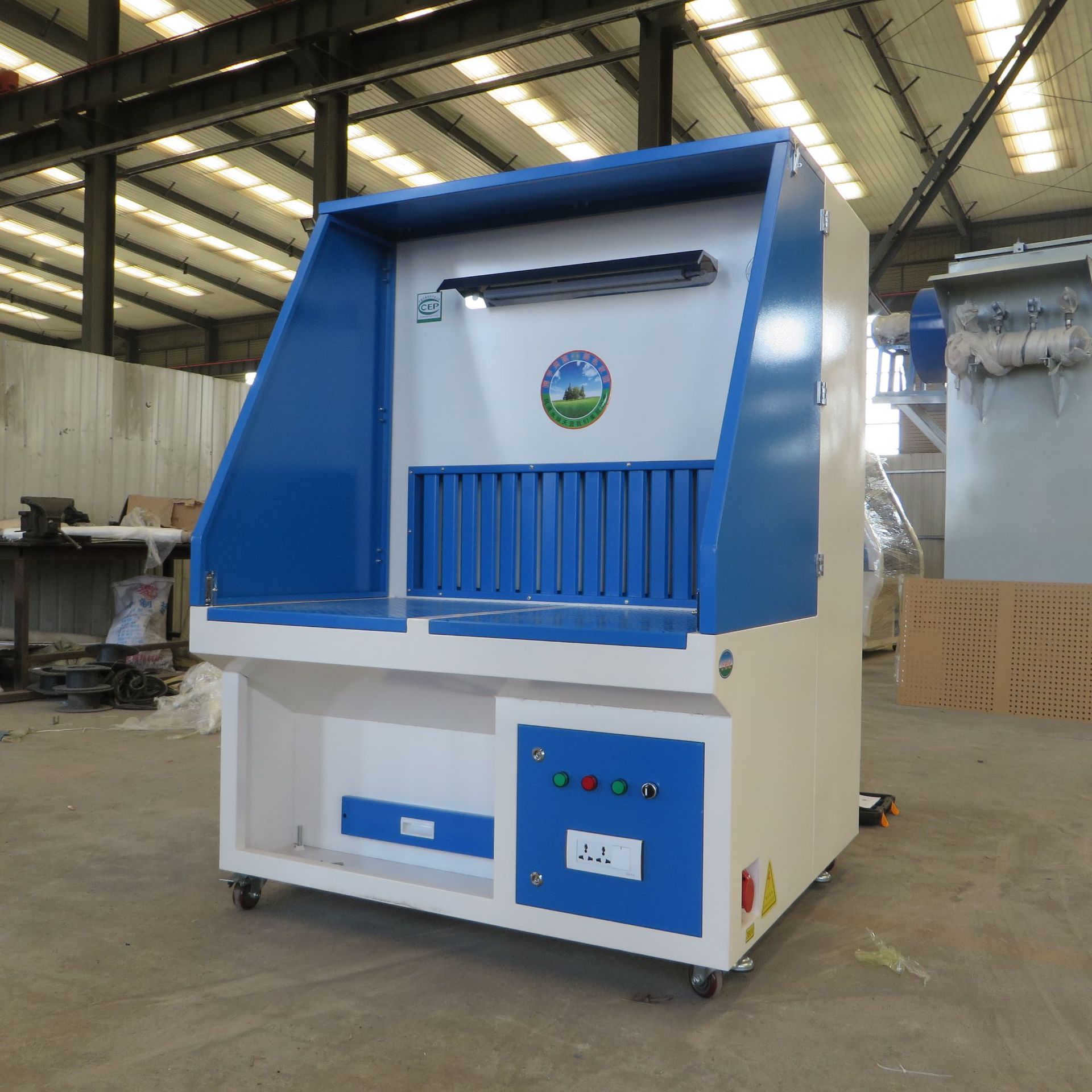 可移动式节能环保打磨除尘工作台 车间抛光吸尘台 木工工作平台