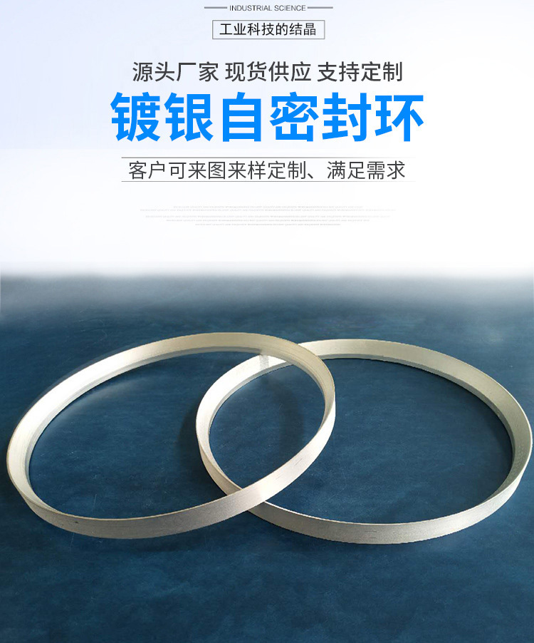 厂家定制 镀银密封环 金属o型密封环 屏蔽导电密封圈垫