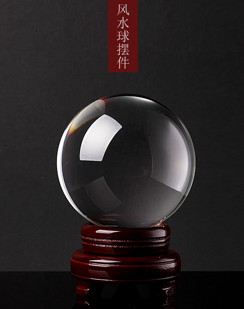 创意k9水晶球摆件透明水晶球内雕3d定制图案太空星系麋鹿批发