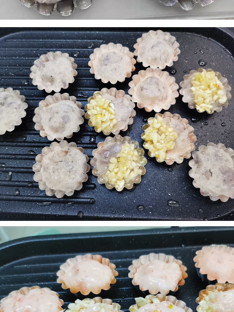 锡纸烤虾滑烤肉烧烤食材商用批发锡纸虾滑虾仁含量95%