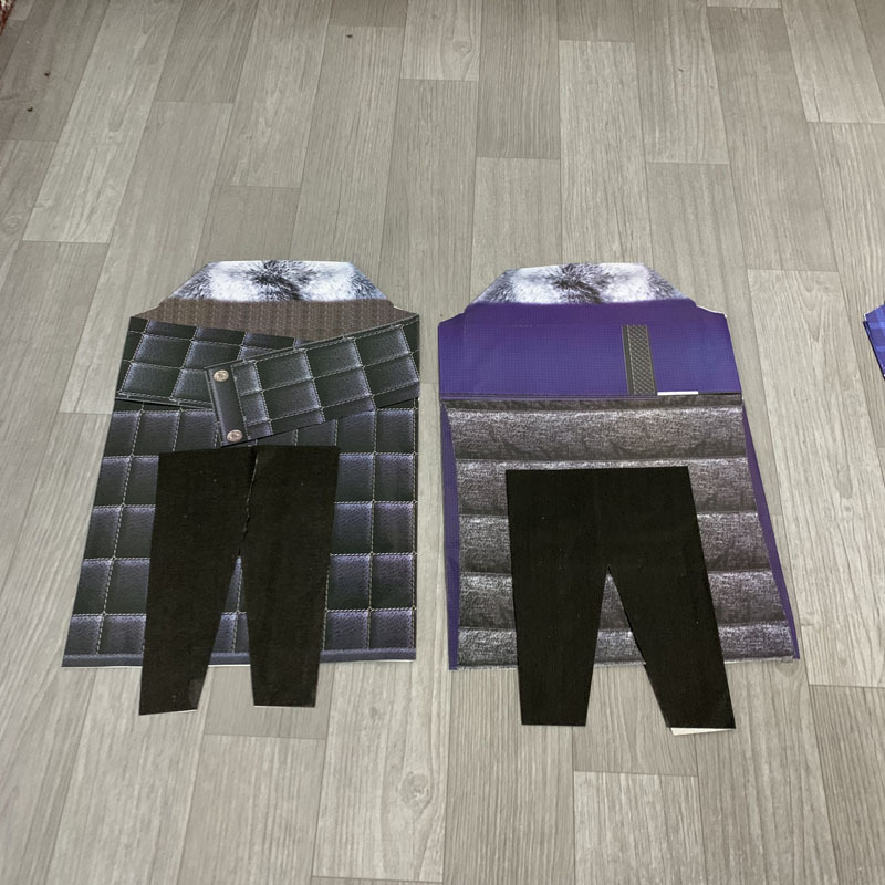 男士纸糊现代棉服羽绒大全套烧纸祭祀十一上坟祭祖衣服成品纸寒衣