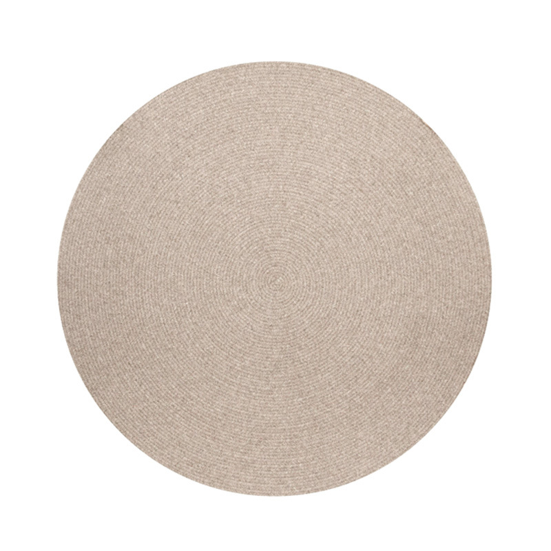 Plain Wool Carpet Living Room Coffee Table Sofa Cushion Solid Color round Oval Bedroom Bedside Blanket Nordic Simple Modern