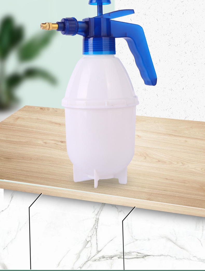 8升打气喷壶 洗车花草喷水壶 压力式按压白色手持
