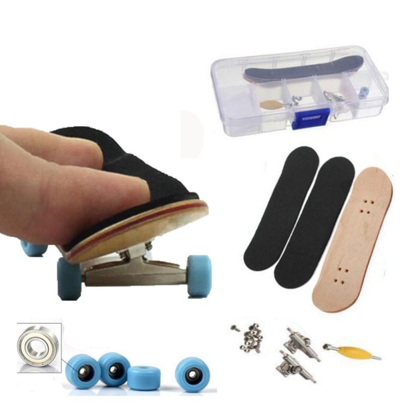 专业枫木手指滑板儿童玩具自由拼装滑板木制指尖创意新奇迷你玩具