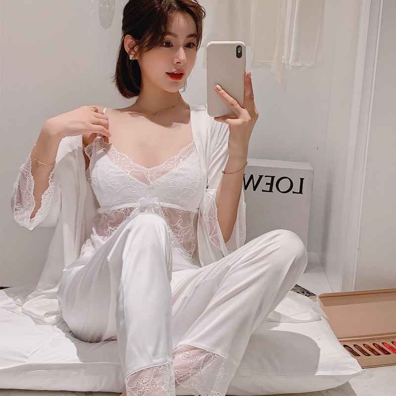 睡衣女秋性感秋冬