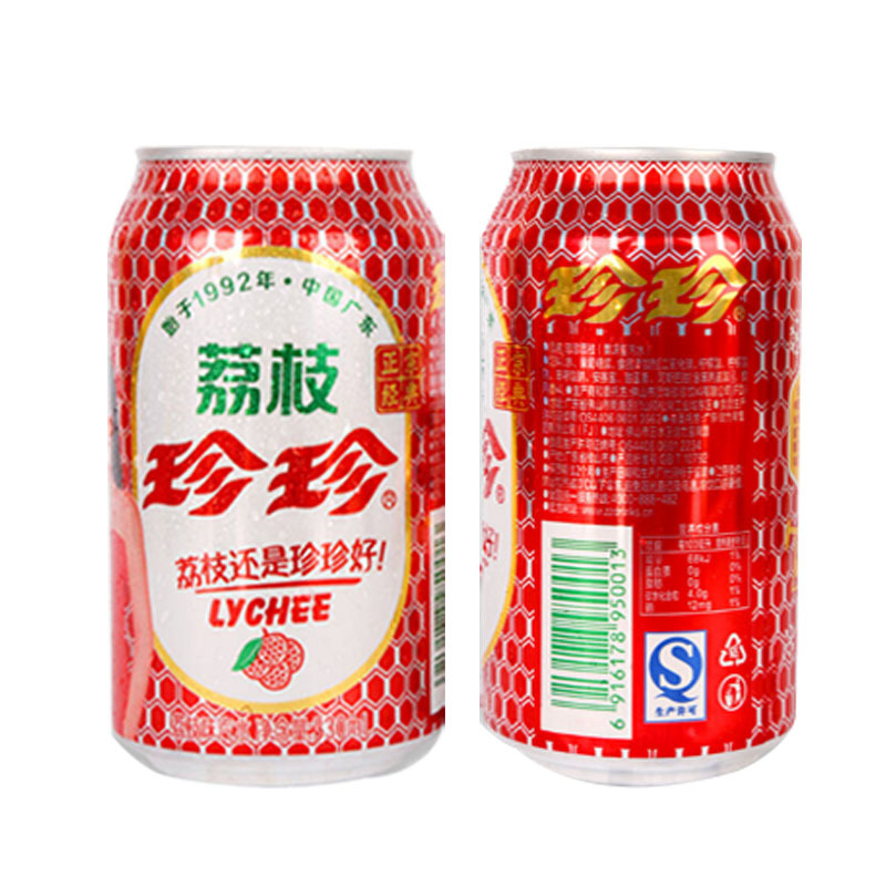 可口可乐 雪碧 珍珍荔枝 宏宝莱 碳酸饮料330ml24罐