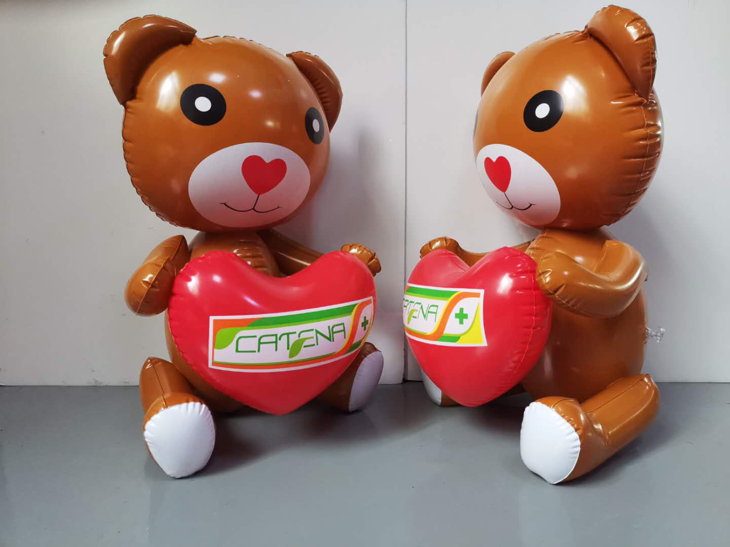 厂家直销 pvc充气可爱装饰熊 促销充气卡通气模定制 广告玩偶气模