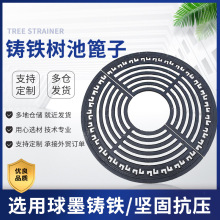 园林铸铁树篦子江苏省政绿化球墨铸铁护树板铁艺树围子普罗盾工厂