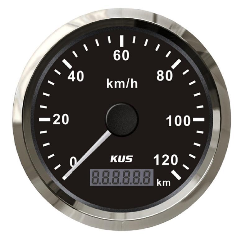 kus正品 gps速度表车速表里程表 120km/h 12v/24v 改装车用 带灯