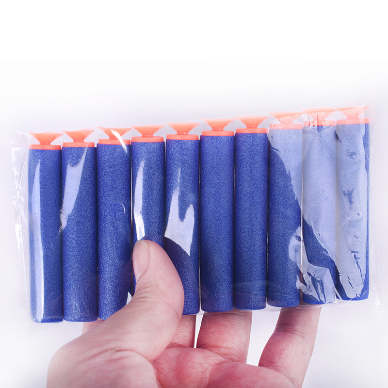 eva海绵软子弹吸盘头软弹软胶圆头子弹通用eva软弹枪子弹10个/包