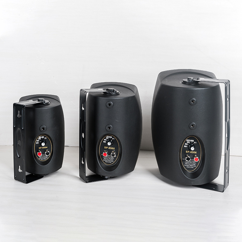 5寸音箱魔音音箱壁挂音箱教堂音响高保真音箱定压定阻转换 40w