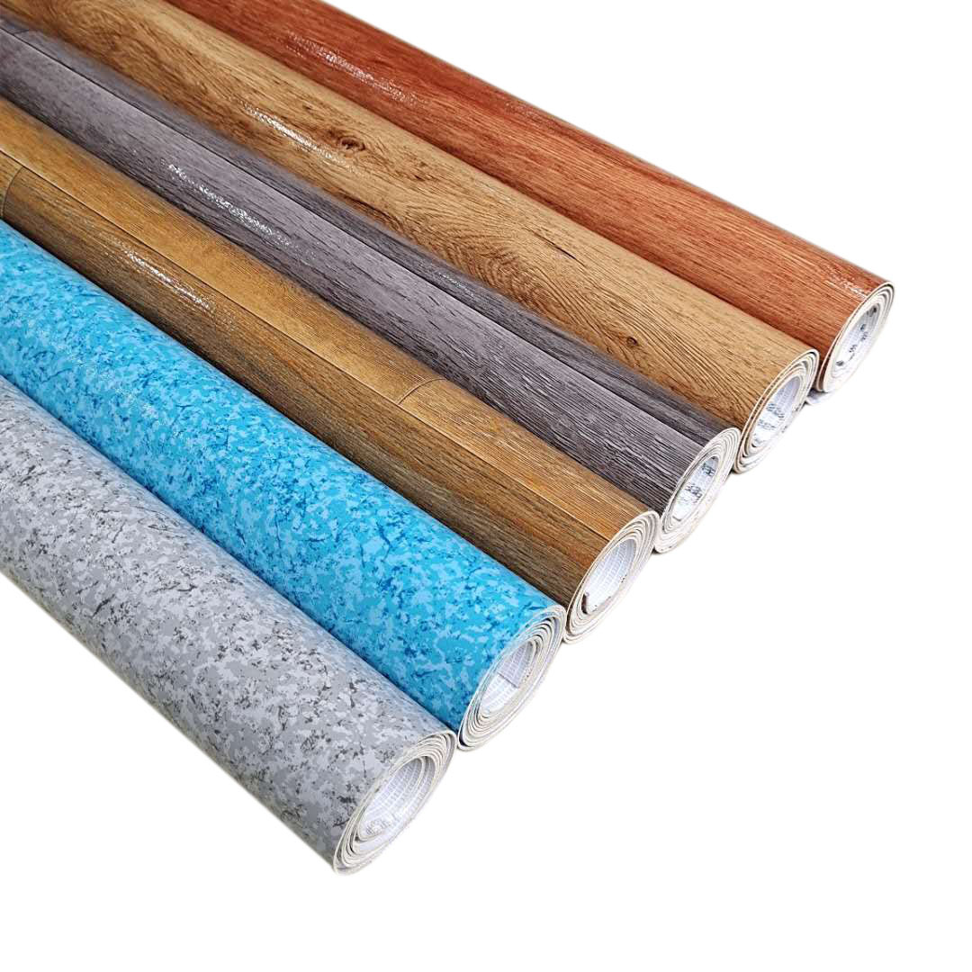 商用地板革 pvc加厚款实心塑料地胶防水防潮水泥地直接铺地板胶垫