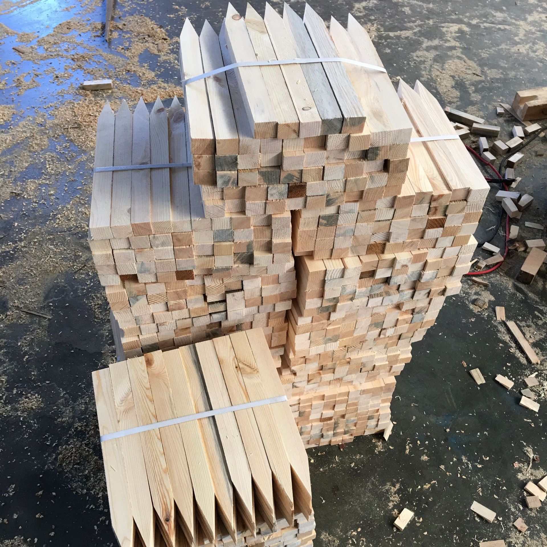 工程施工测量测绘木桩尖头工程实木插土专用耐用木棍定点界桩定点