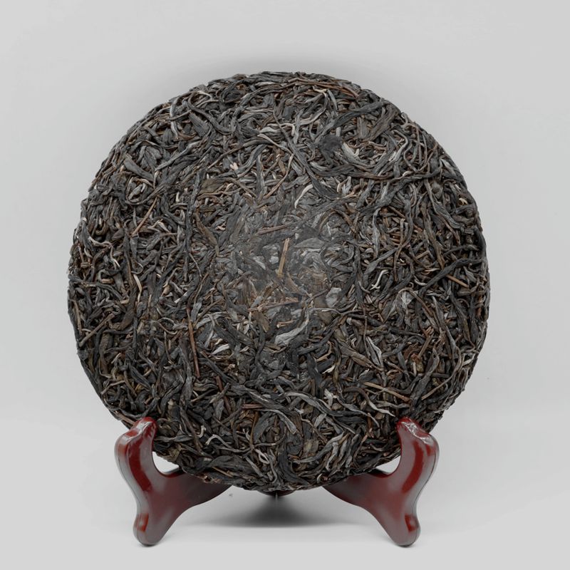 普洱茶生茶 易武古树纯料 易武麻黑普洱茶七子饼357克 刚柔野韵