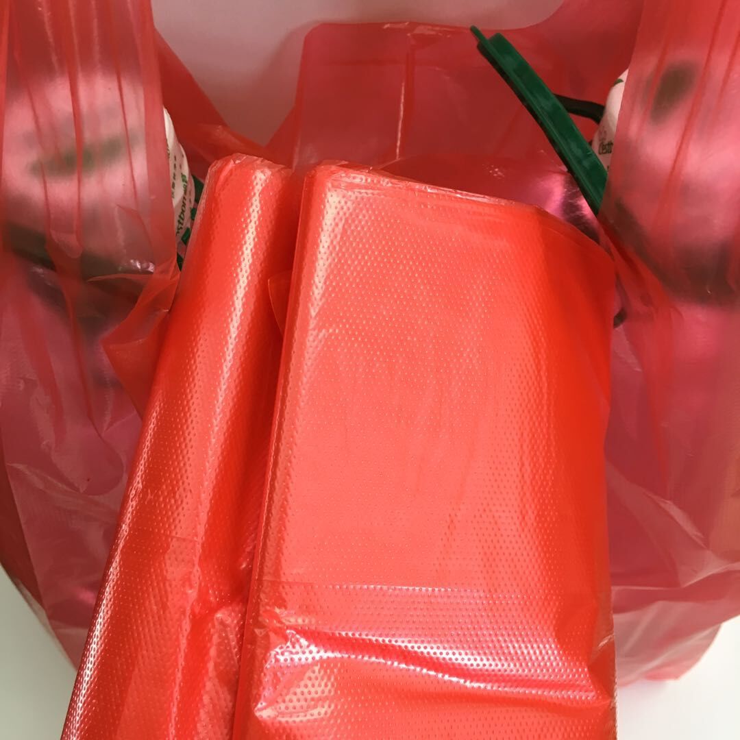 新料红色背心袋打包袋蔬菜水果袋按斤批发
