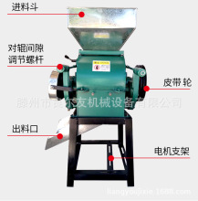 拉丝对辊五谷杂粮挤扁机 农用小型粮食挤扁机电动粮食黄豆挤扁机