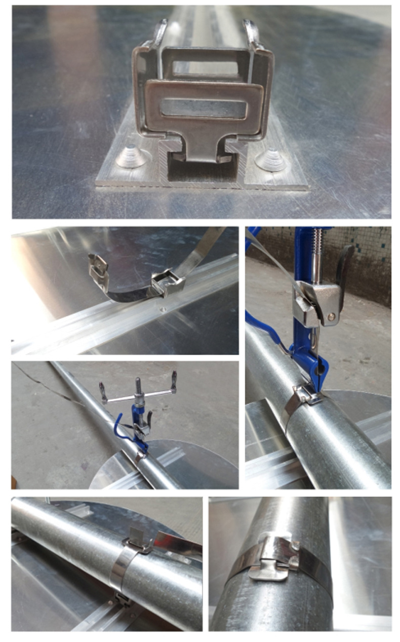 标牌铝槽交通安全标志牌专用铝滑槽抱箍路牌背槽滑道铝材标牌配件