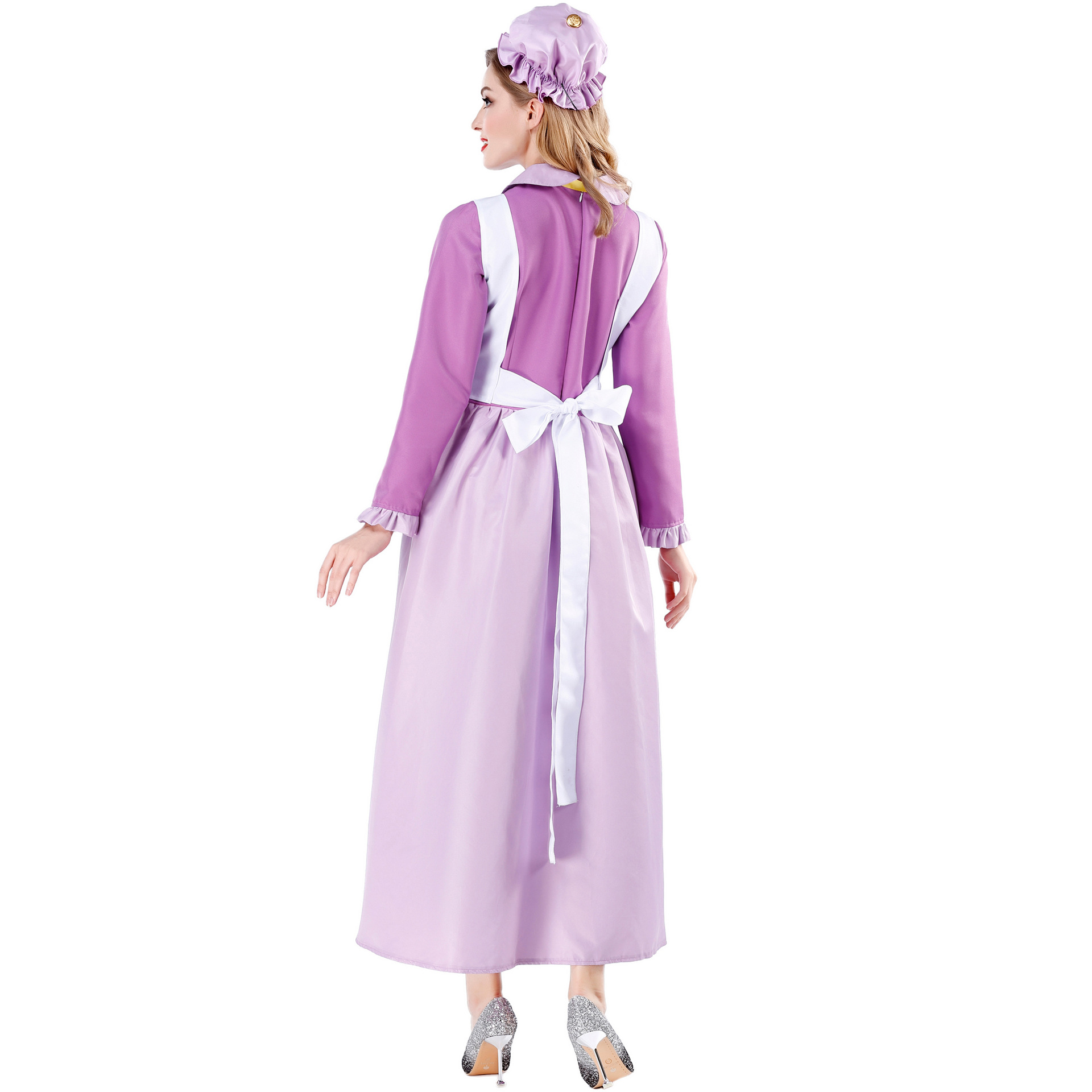 m-xl 万圣节服装 角色扮演茶煲太太女佣服 公主佣人装cosplay制服