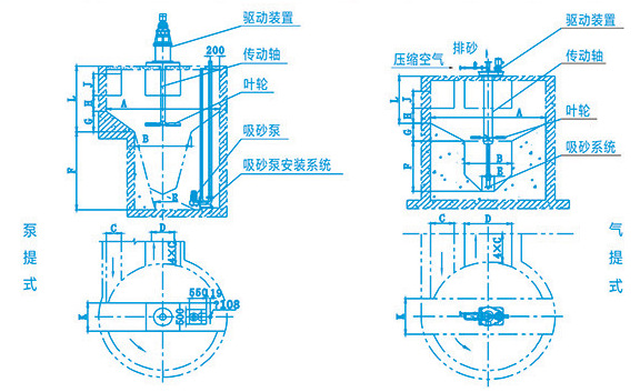 不锈钢xlcs-1000沉砂池旋流除砂机 出砂有机成分含量低 价格公道