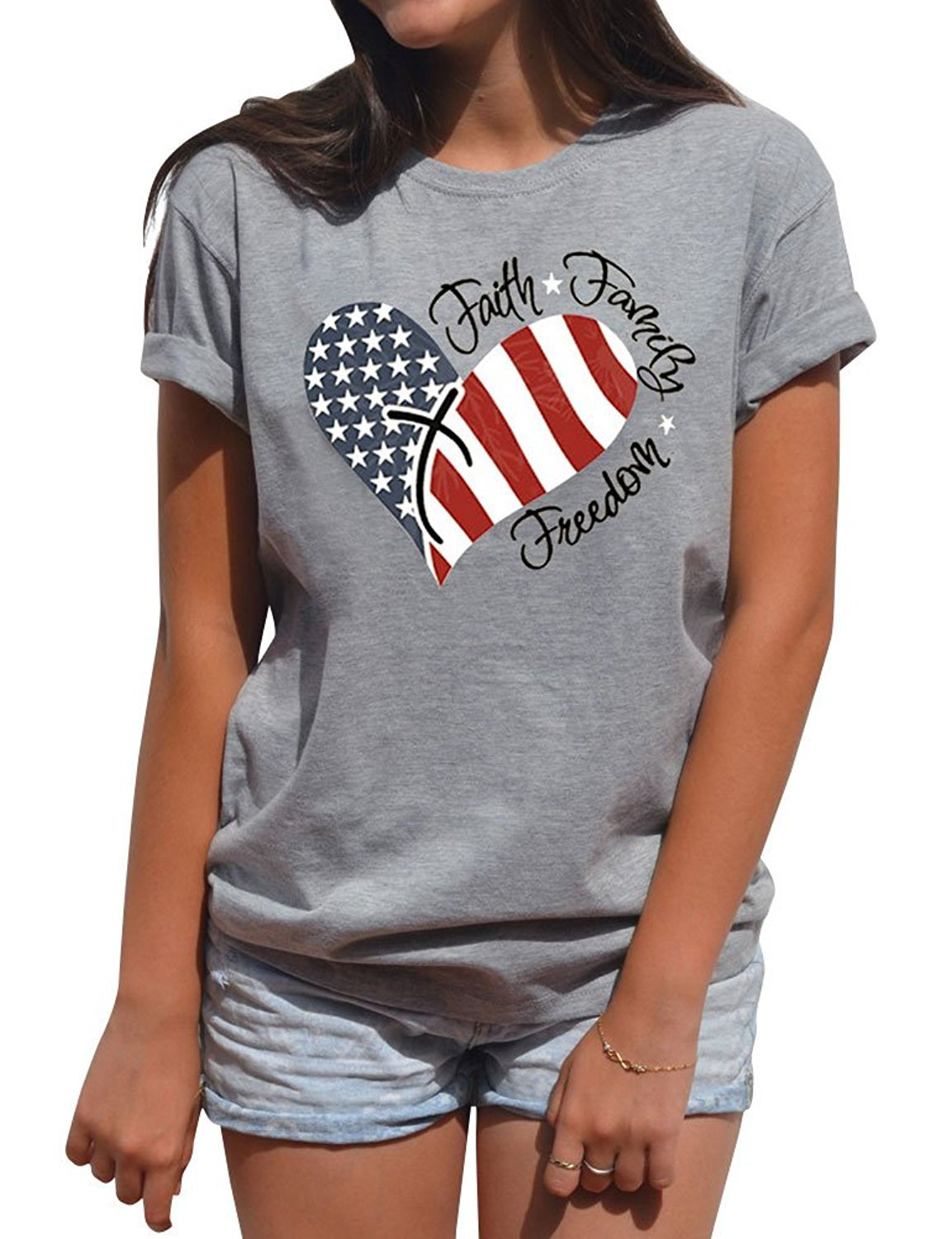 美国国旗t恤衫图片