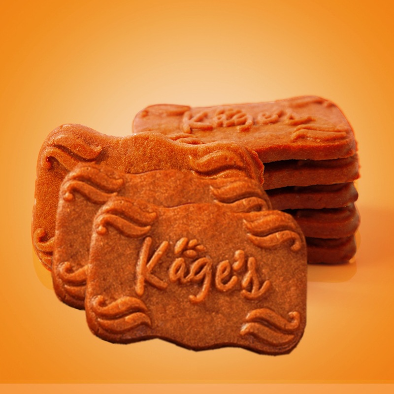 玛奇朵酥性饼干52g比利时风味焦糖薄脆黑糖蛋糕装饰休闲网红零食