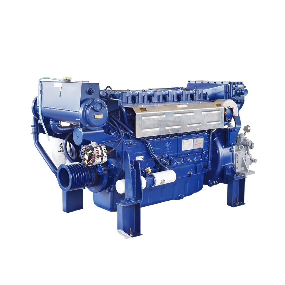 潍柴船用柴油机 p10柴油机 400马力船用柴油机带齿轮箱