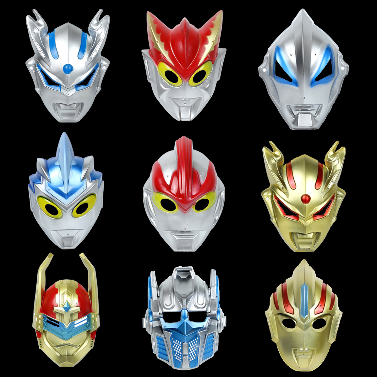 奥特曼面具赛罗儿童面具玩具地摊夜市货源批发面具欧布银河面具