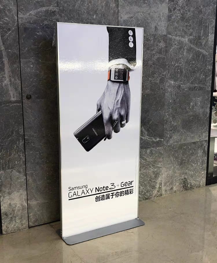 丽屏展架立式落地式立屏kt板广告牌展示牌丽萍门型展架画面