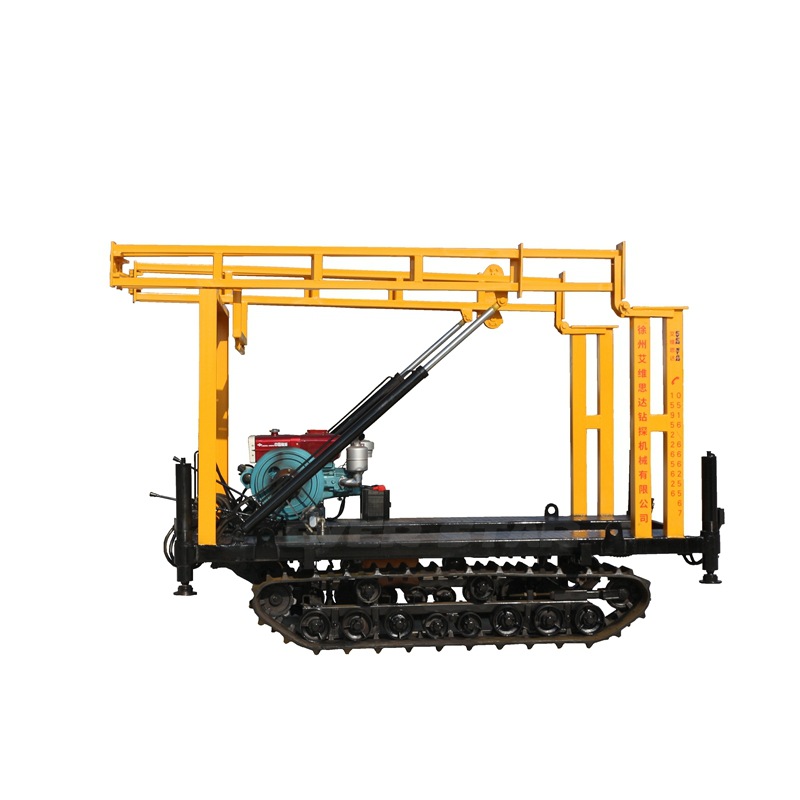 厂家直销钻探机 履带式岩芯钻机 小型地质勘探钻机 履带底盘架