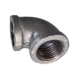 外贸方边美标热镀锌玛钢丝接管件玛钢90度弯头丝扣弯头变径同径