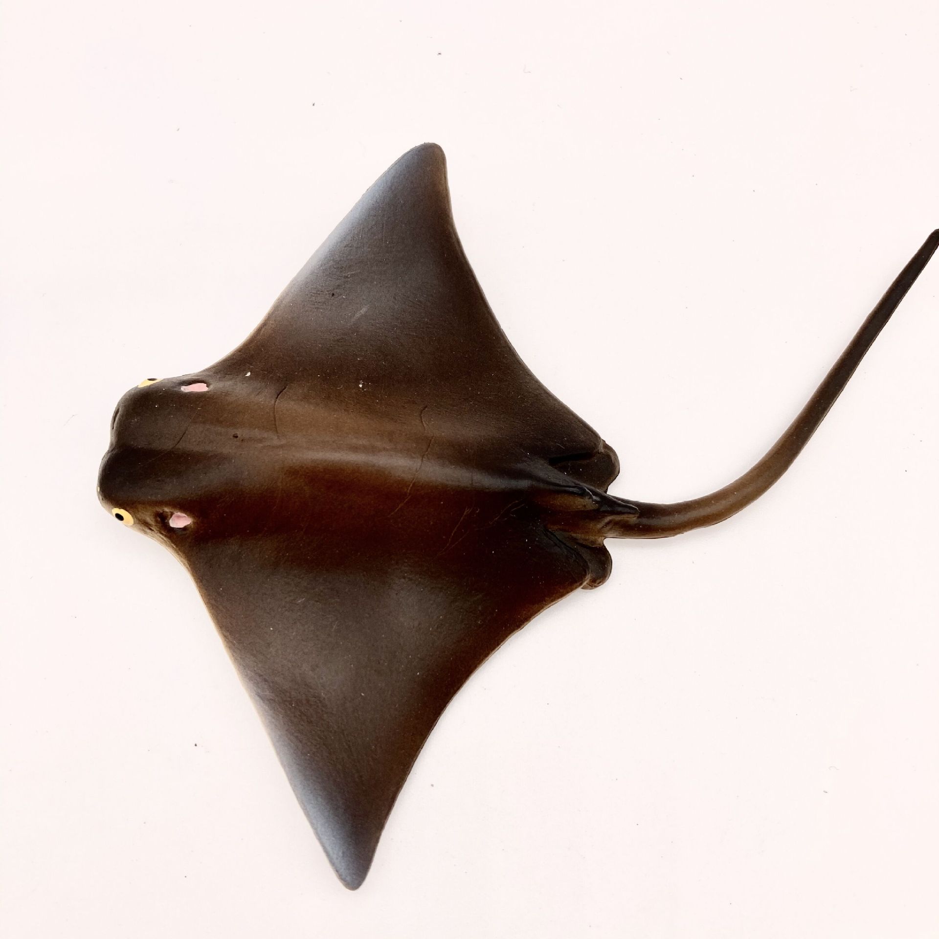 实心仿真海洋动物模型魔鬼鱼蝠鲼鱼海洋生物鳐鱼模型儿童认知玩具