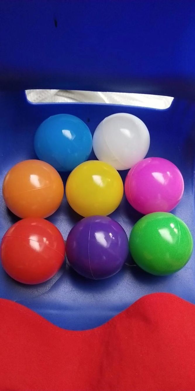 宝贝海洋球池围栏室内玩具球类儿童彩色球婴儿无毒塑料加厚波波球