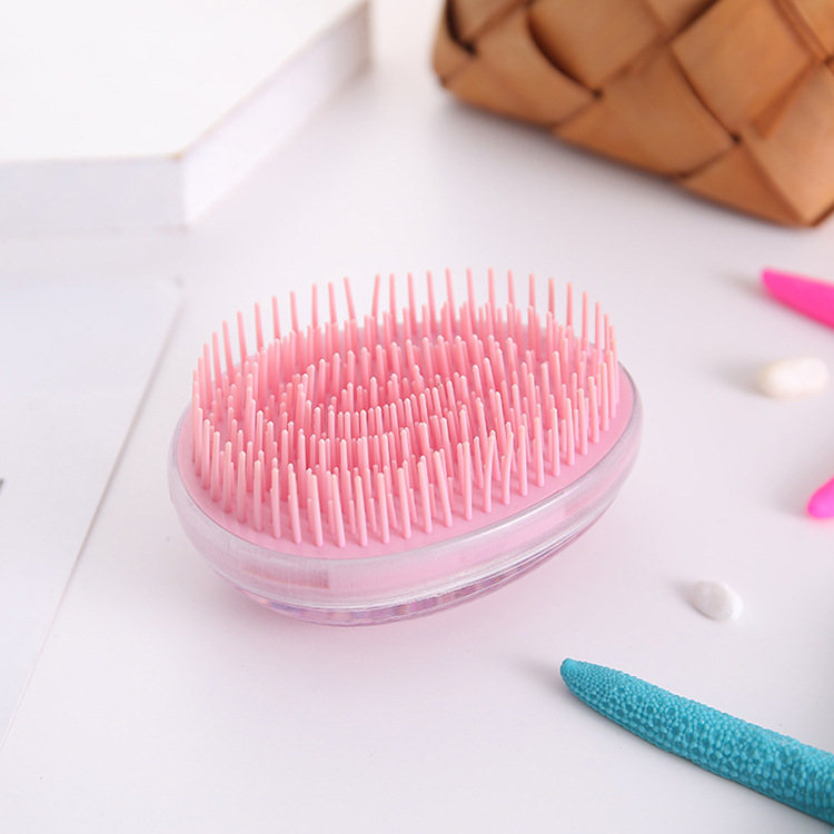 Quicksand Crystal Comb Hair Skin Massage Shampoo Comb Quicksand TT Egg Shell Comb Hair Comb Massage Comb Factory Direct Sales