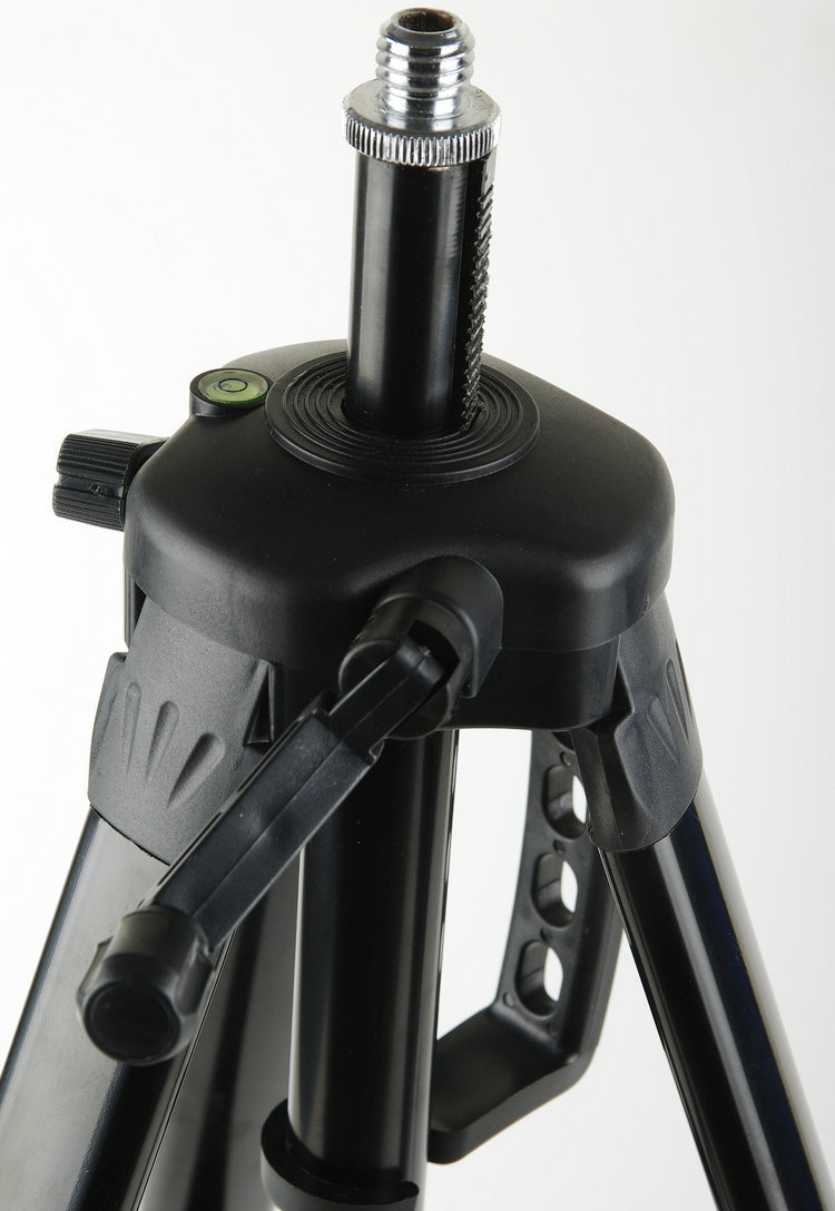 高端铝合金水平仪支架投影仪投线仪三脚架1.2米尺寸可定制黑色