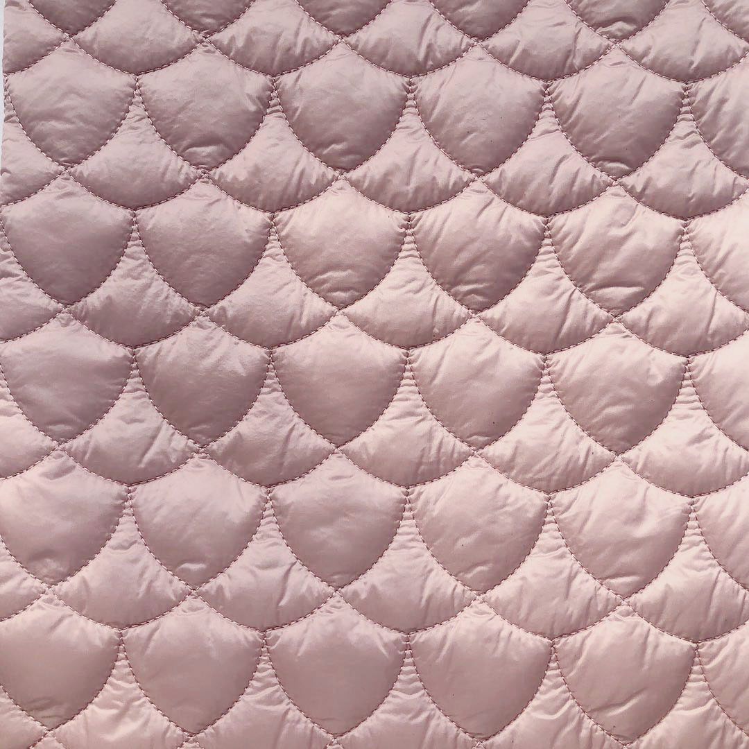 绗缝加工 尼丝纺绗棉 冬装棉服羽绒服面料 绗绣夹棉复合裥棉绗绣