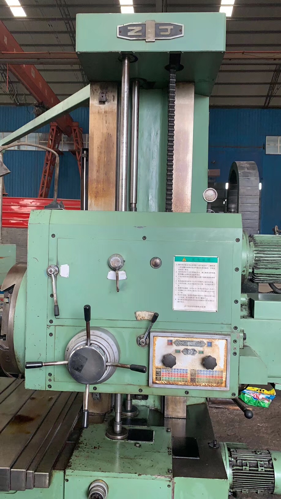 处理二手机床车床卧式铣镗床tpx6111b中捷钻镗厂