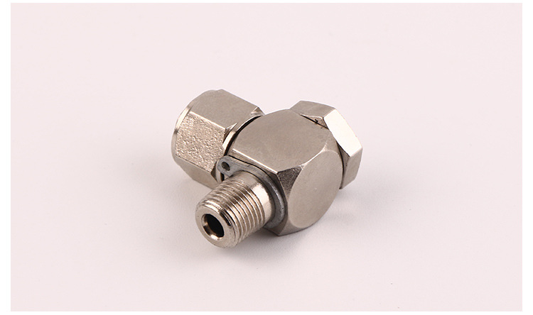 艾弗德厂家黄铜镀镍外丝快拧直通气管锁母接头pu管接头气动元件