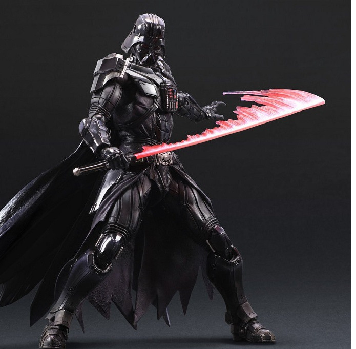 pa改 星球大战 黑武士 绝地武士 可动手办