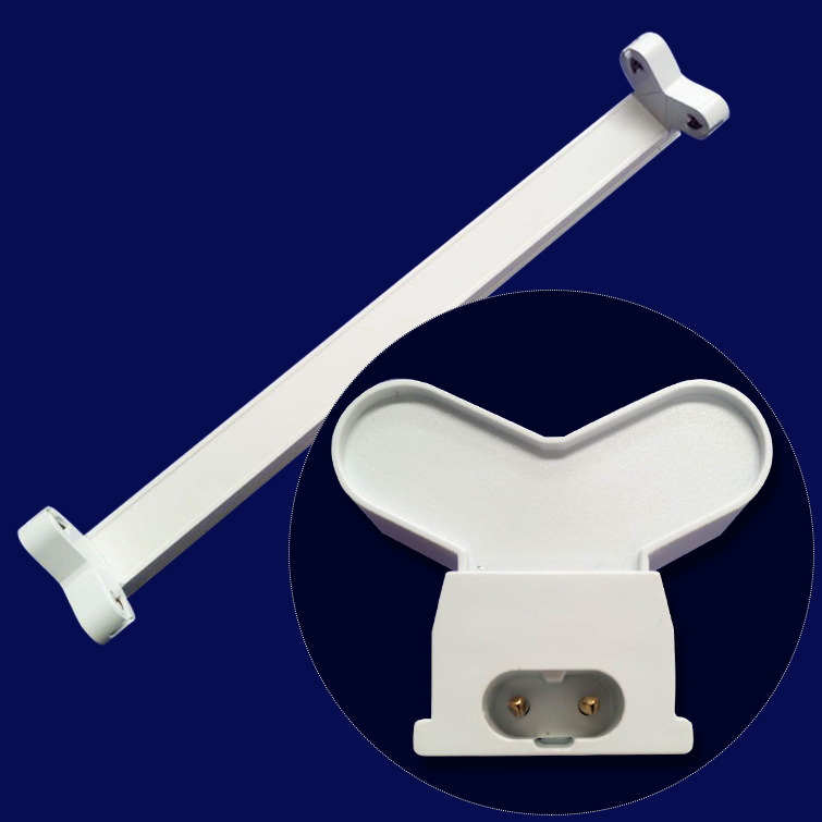 灭蝇灯支架粘捕式灭蚊灯t5-8w单支架16w双灯座诱蚊虫灯管专用灯架