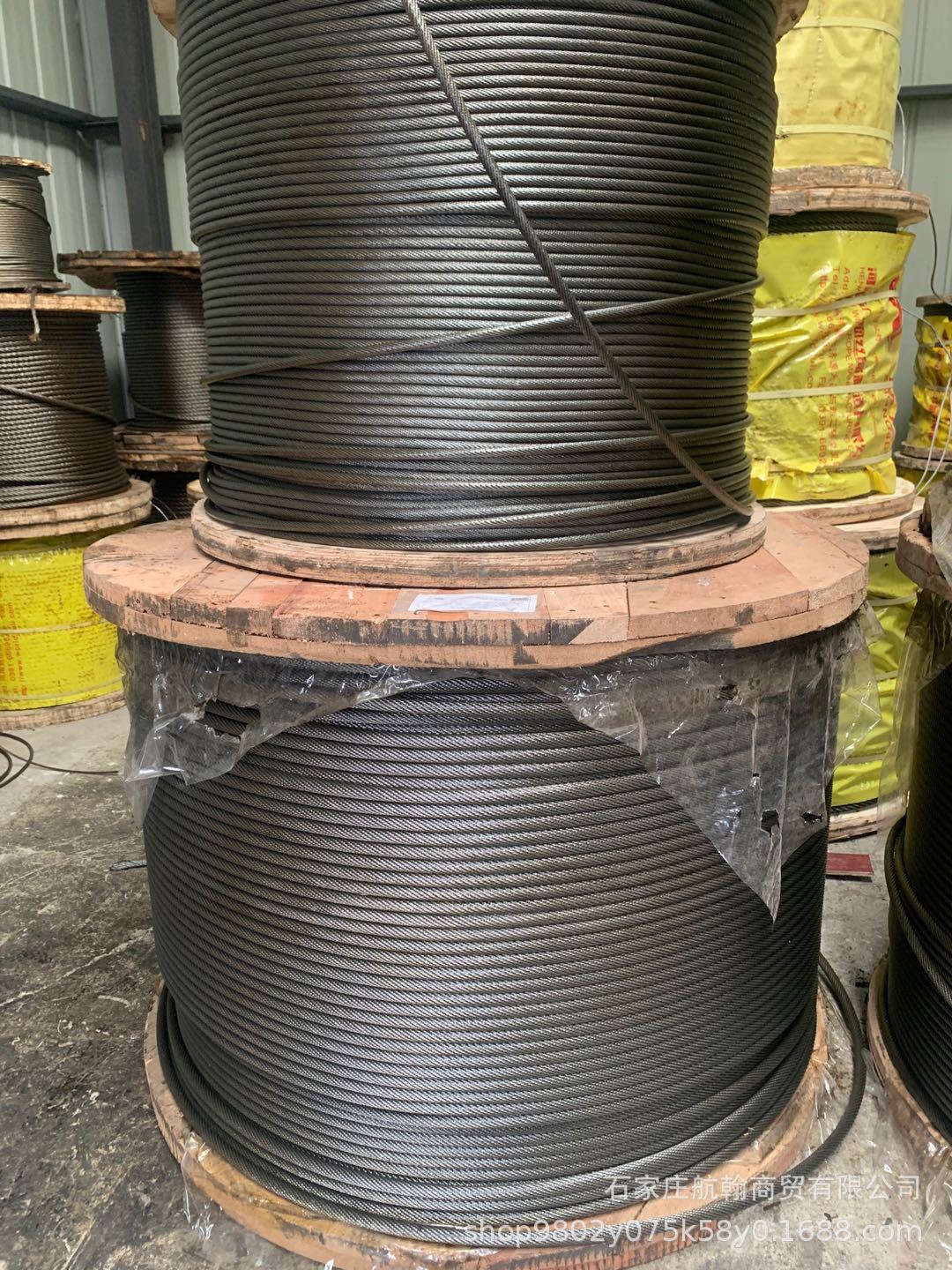 狼山钢丝绳18*7 fc-16mm光面油绳 汽车吊专用绳 重要用途