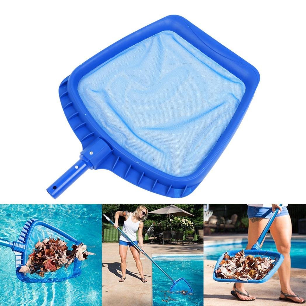 Swimming Pool Dredge Water Landscape Fish Pond Fishing Leaves Cleaning Tools Thickened and Densely Woven Deep Water Shallow Water Aluminum Frame Leaf Mesh