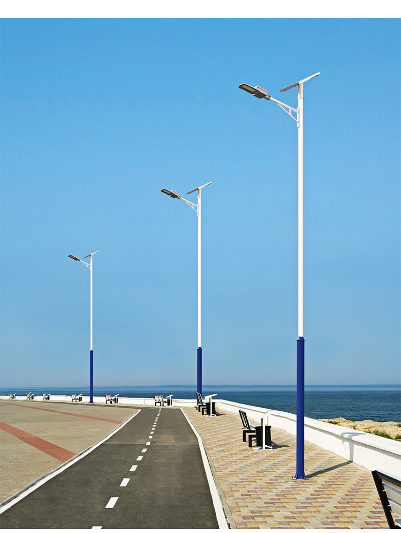 户外6米太阳能led路灯杆 新农村建设太阳能路灯全套 太阳能庭院灯