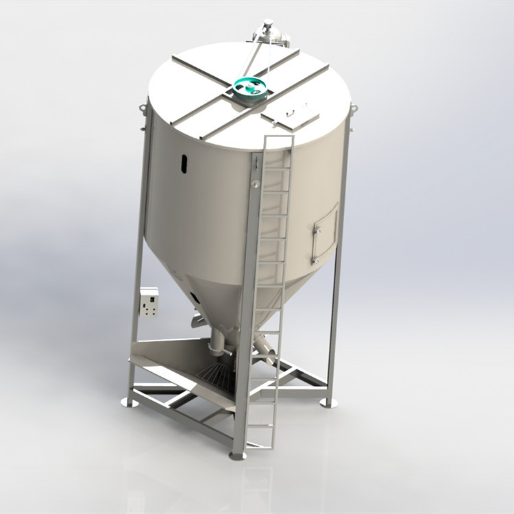 5吨塑料颗粒搅拌机 pe破碎料立式烘干混料机熔喷布原料颗粒拌料机
