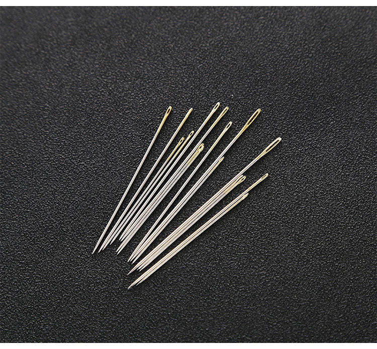 手缝针缝补针大孔针16枚金尾3/9 多用途手缝针 精细碳钢手缝针-阿里巴