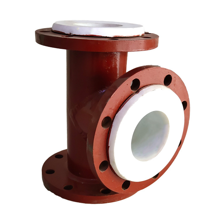 钢衬四氟管道弯头三通衬塑管道衬po弯头钢塑复合管道图纸定制