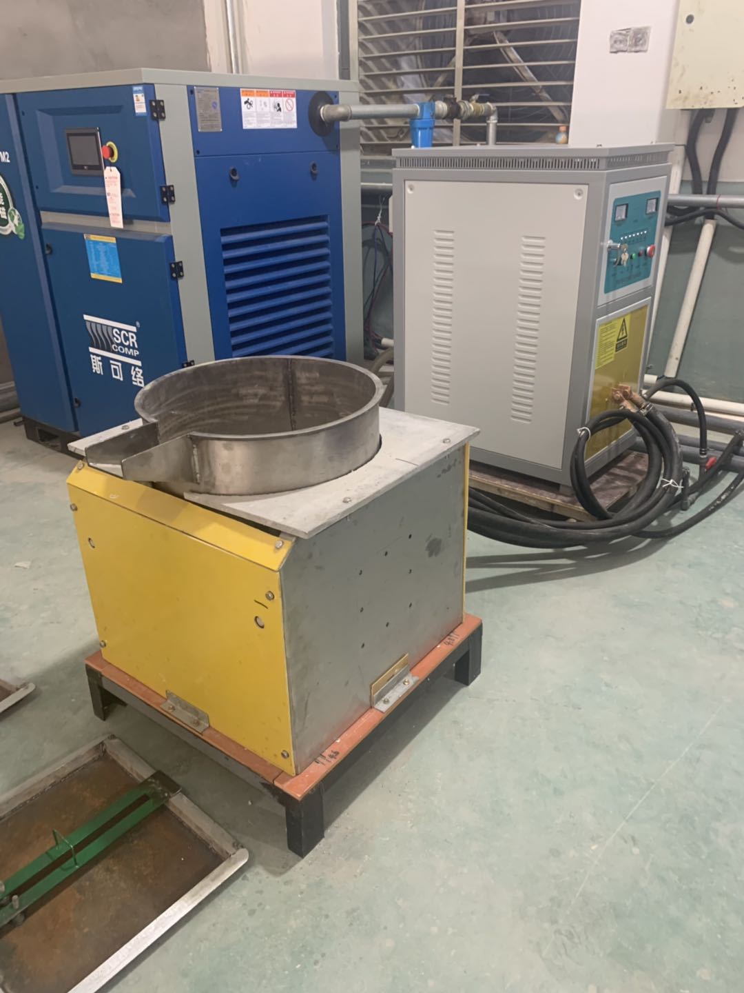 德胜80kw小中频熔炼炉高频加热炉黄铜熔炼设备